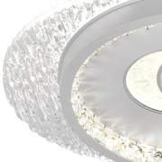 LED LED Nyxora Circulo, 36W, 2 кръга, студена/гореща/неутрална светлина, черна