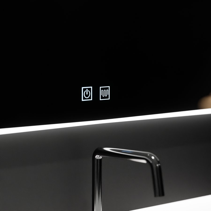 Огледален светодиод или 60x40cm, Nuvaa Touch, система за разграничаване, DiMabila