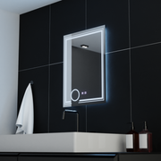 Огледално светодиодно правоъгълно 60x80cm magia canto touch system Намалява се разрушаване