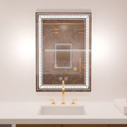 Rentagular LED огледало, 60x80см, Vivido Touch, Debrings System