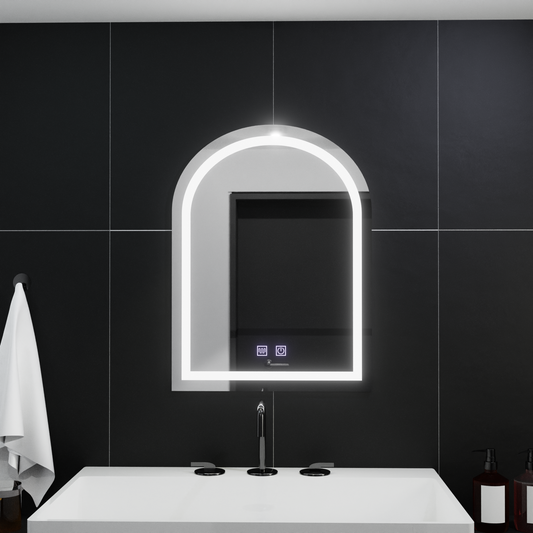 Arcata 60x80cm LED огледало, Arco Touch, система за размразяване, подразбиращ се