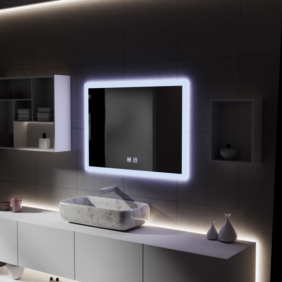 Огледало LED Touch Alecsidra System Dispisition 80x60cm