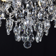 Кристален полилей Fiamma, 6x E14, диаметър 45 cm, злато