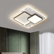 LED полилей със 125W серпентин, квадрат, студена/гореща/неутрална светлина, черно, черно