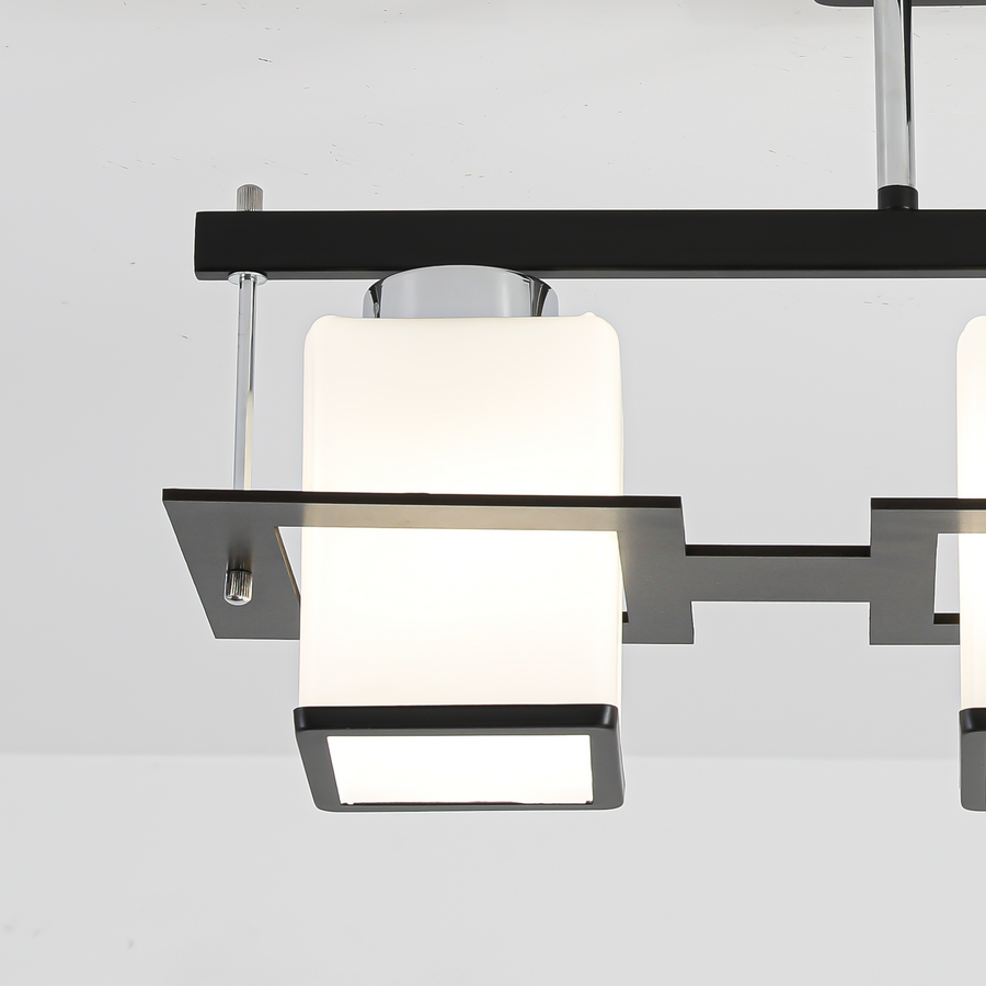 Класически похотлив арамис с дантела за кожата 3x e27 черно бяло