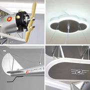 LED LED LED окачен 74W сив бял самолет