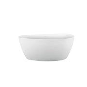 Самостоятелна вана, полуавала, акрил, Alba, 150 × 72 × 60 cm