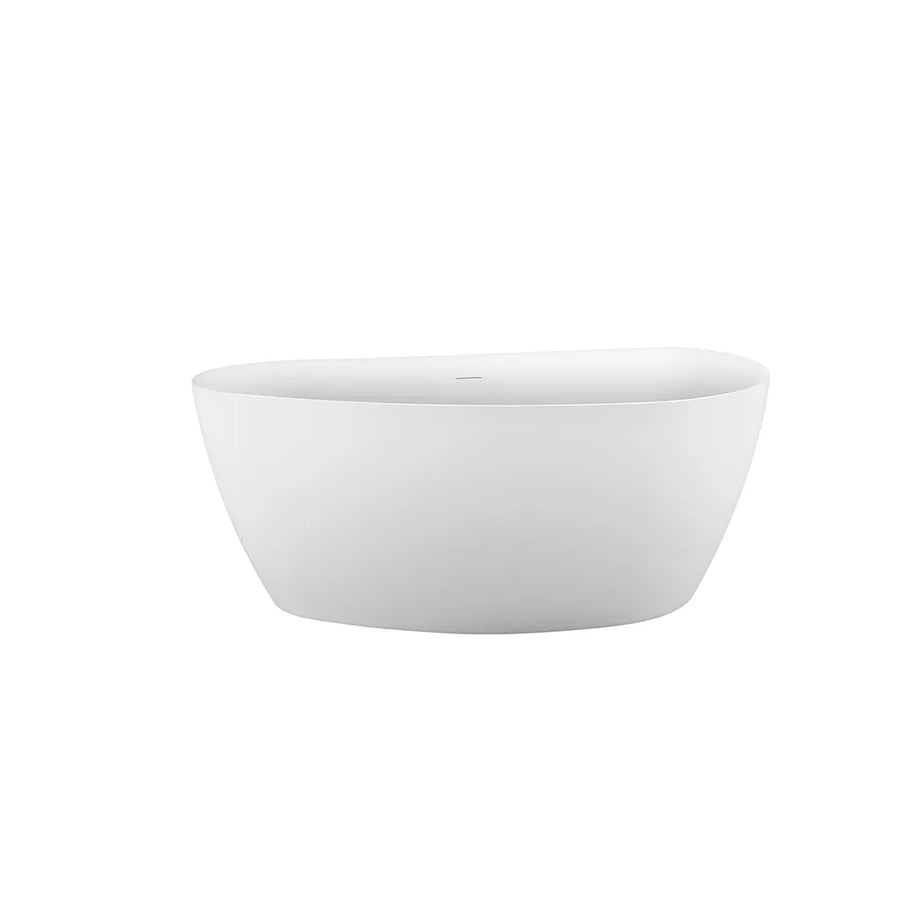 Самостоятелна вана, полуавала, акрил, Alba, 150 × 72 × 60 cm