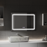 Правоъгълно светодиодно огледало, 50x70cm, Koven Touch, Descantile System, Dimable