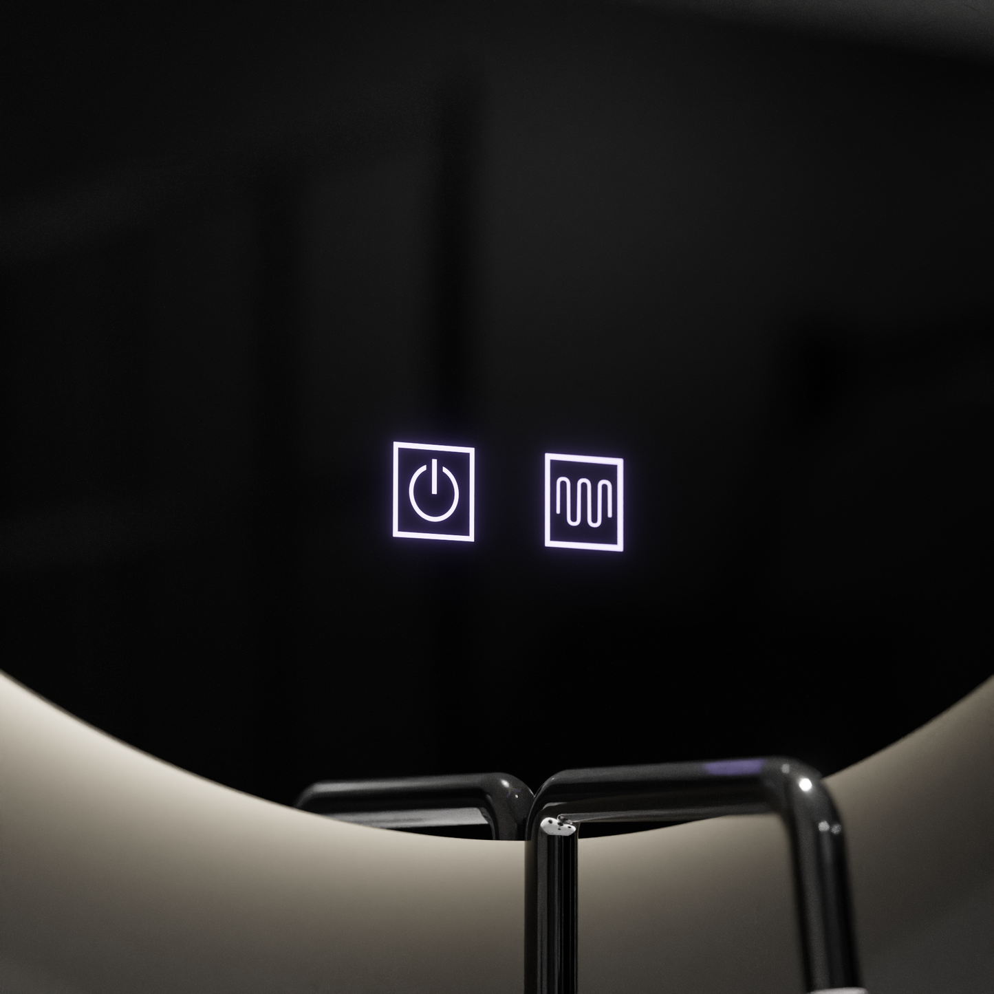 54x60 Semiluna LED огледало - Arcana Touch Dimabil System System