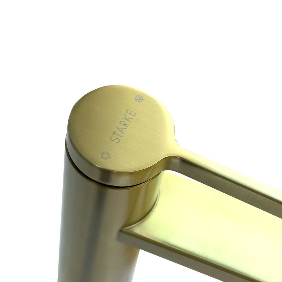 Батерия за перан, санитарен месинг, злато, 7207H/D