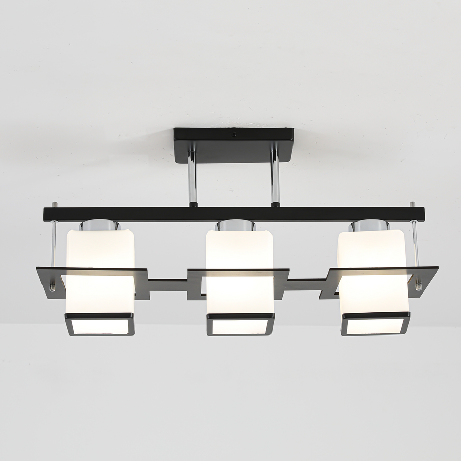 Класически похотлив арамис с дантела за кожата 3x e27 черно бяло