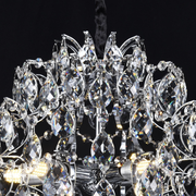 Кристален полилей Fiamma, 6x E14, диаметър 45 cm, злато
