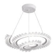 LULUS LED PRISM LUMINIS, CRYSTAL and METAL, 210W, 4 кръга, химируем, регулируема височина, студена/гореща/неутрална светлина, луксозно осветление