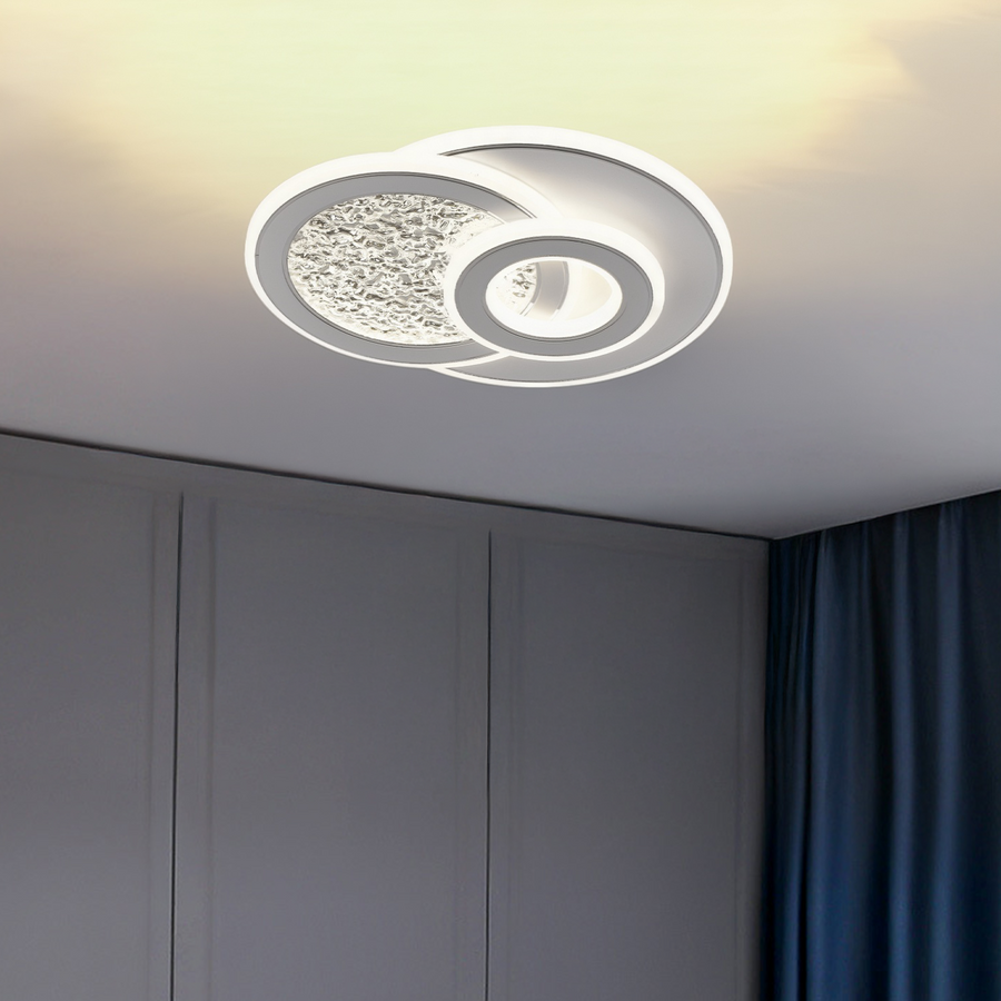 LED LED Kompacic 34W, 3 кръга, студена/гореща/неутрална светлина, бяла