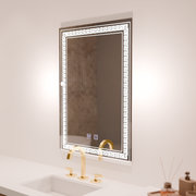 Rentagular LED огледало, 60x80см, Vivido Touch, Debrings System