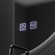 LED огледало LED 50x100cm, извито докосване, система за деактивиране, маргаритка