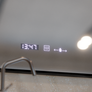 LED огледален сензор Motionglow Francesca 80x60 cm Студена светлина/студена неутрална рама черна четка система размразява термометър часовник marcello funghi