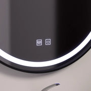60см кръгло LED огледало, Lucea Touch, система за размразяване, хитрина