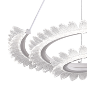 LULUS LED PRISM LUMINIS, CRYSTAL and METAL, 210W, 4 кръга, химируем, регулируема височина, студена/гореща/неутрална светлина, луксозно осветление