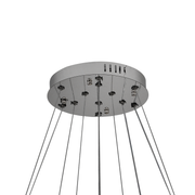 LULUS LED кристал с дистанционно управление със сребърен Latifah 118W