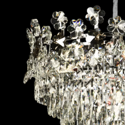 Cymandier Crystal Windsor Elegance 6x E14, диаметър 49 cm, лъскаво злато, регулируема височина