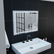 Правоъгълно светодиодно огледало, 80x60cm, Magic Essenza Touch, Descantile System, Dimable