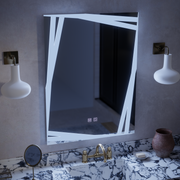 Огледален LED Touch Infinitum System Размразяване 60x80cm