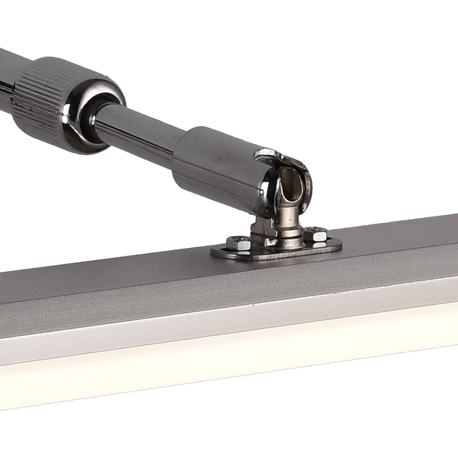 LED стенна лампа за баня, BALATON, 11W, линейна, неутрална светлина, гланциран хром