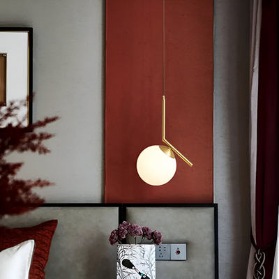 Полилей LOFT Haven, 1x E27, бяло злато, метал, регулируема височина, модерен