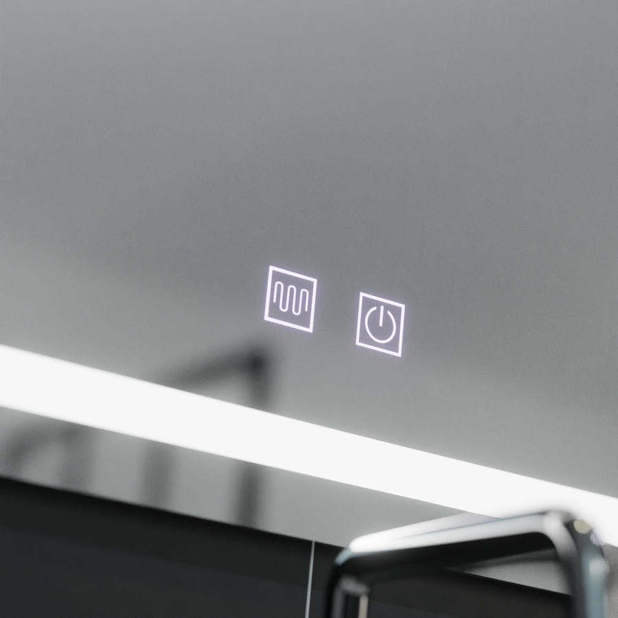 Arcata 60x80cm LED огледало, Arco Touch, система за размразяване, подразбиращ се
