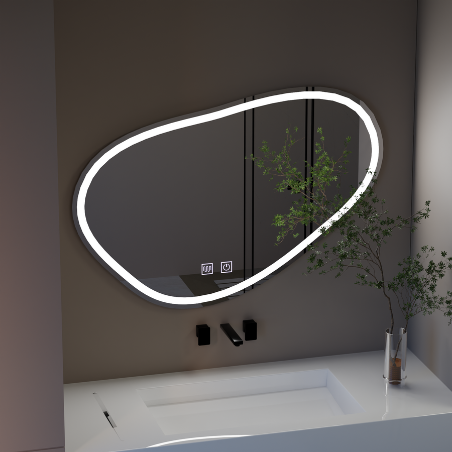 Огледален LED Touch Quashare 90x65 cm
