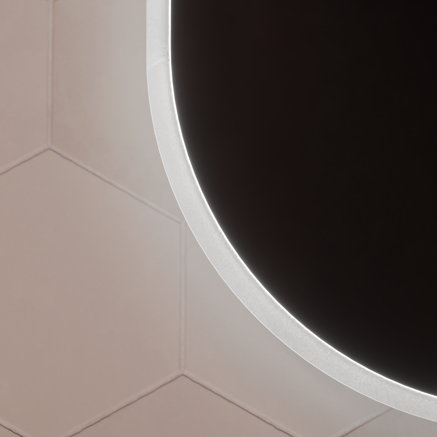 Овално LED огледало 50x80cm Lexort, Touch, Deflosting System, Dimable