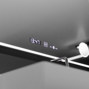 Огледално светодиодно правоъгълно 120x80 Aura Riflesso Puro Motionglow Marcello, система за размразяване, термометър и часовник, подразбиращ се