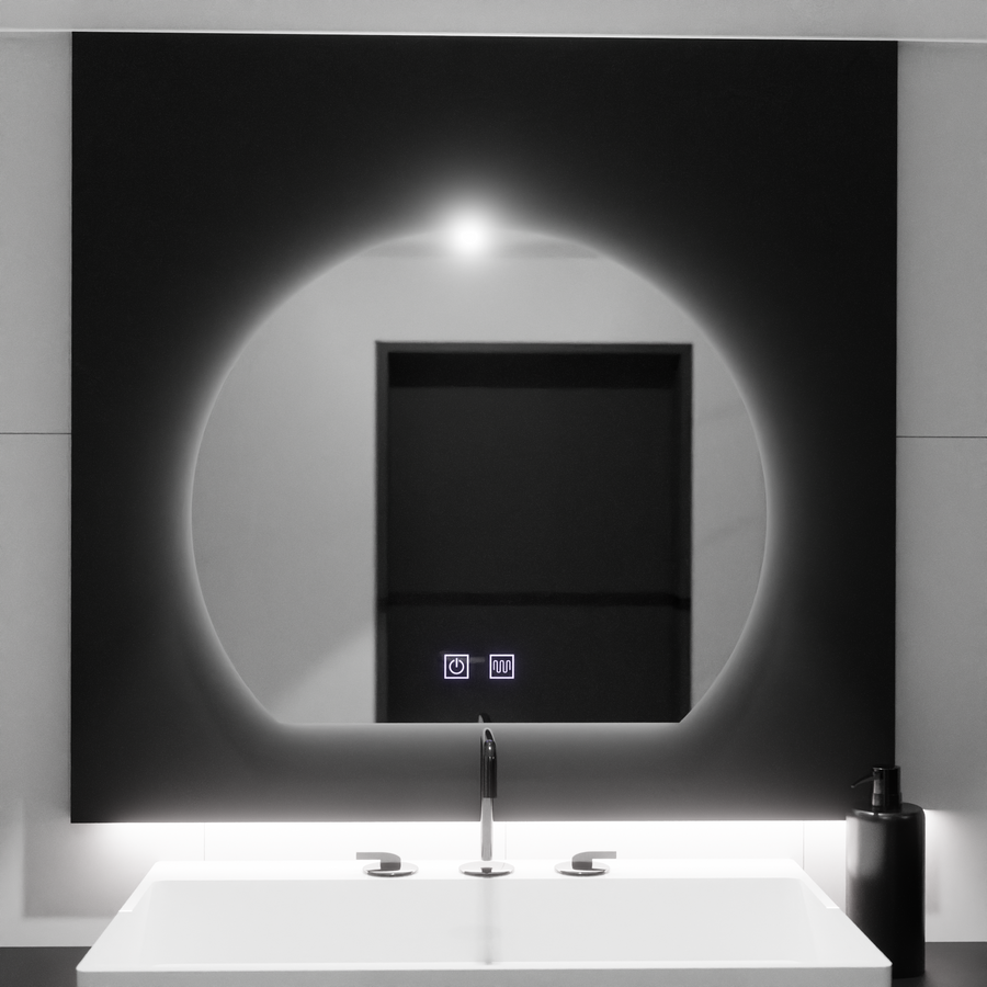 LED mirror LED, 60x54, Soluna Touch, Defrosting System, Dimable