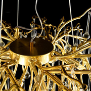 Crystal Chandelier Waltz Rhapsody, 9x G9, злато, 60 см, регулируема височина