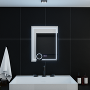Огледално светодиодно правоъгълно 60x80cm magia canto touch system Намалява се разрушаване