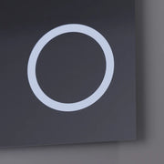 Правоъгълно светодиодно огледало, 80x60см, прецизно движение Marcello, система за инвалидиране, часовник и термометър, козметично увеличение