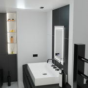 Правоъгълно светодиодно огледало, 50x70cm, Koven Touch, Descantile System, Dimable
