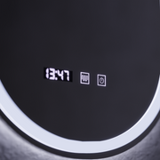 LED Touch Wilhelm Огледално огледало Система, часовник и температура 50x80 cm