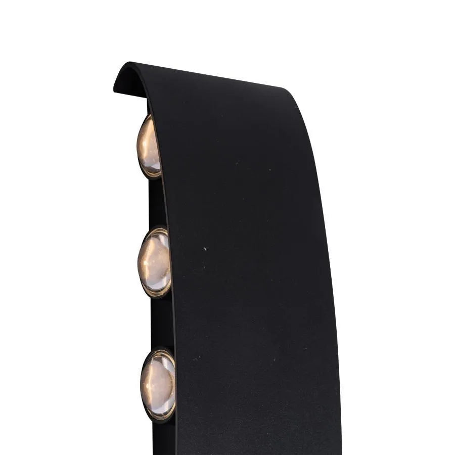 Fantas приложен интериор/външен светодиод, 10 източника x 1W, IP65, черен, 3000k