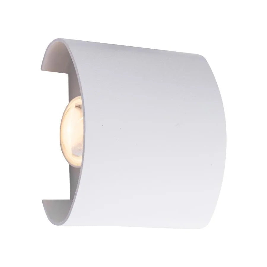 Fantasis Прилагайте външен и интериорен светодиод, 2 източника x 1W, IP65, метални, бели, 3000k