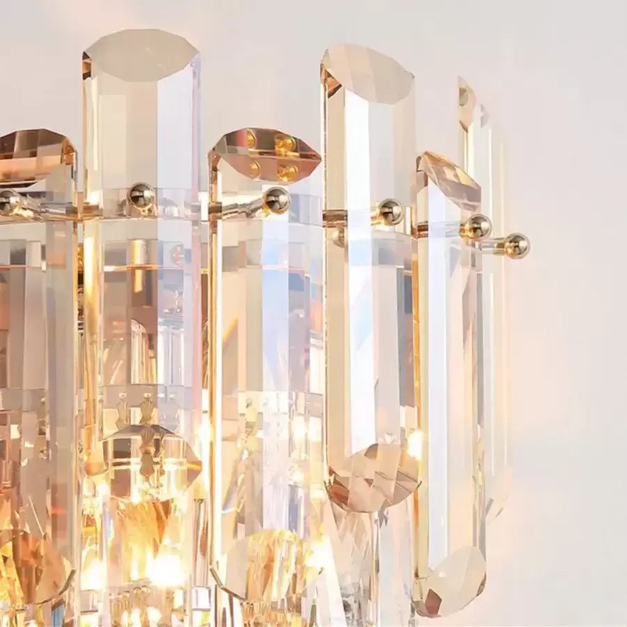 Нанесете Crystal Lorena 2x E27 злато