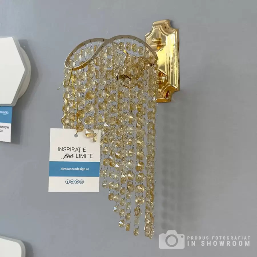 Нанесете Crystal Sapphire 1x E27 Gold