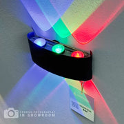 Fantasis прилага LED RGB интериор/екстериор, 6 източника x 1W, IP65, черен, 3000k