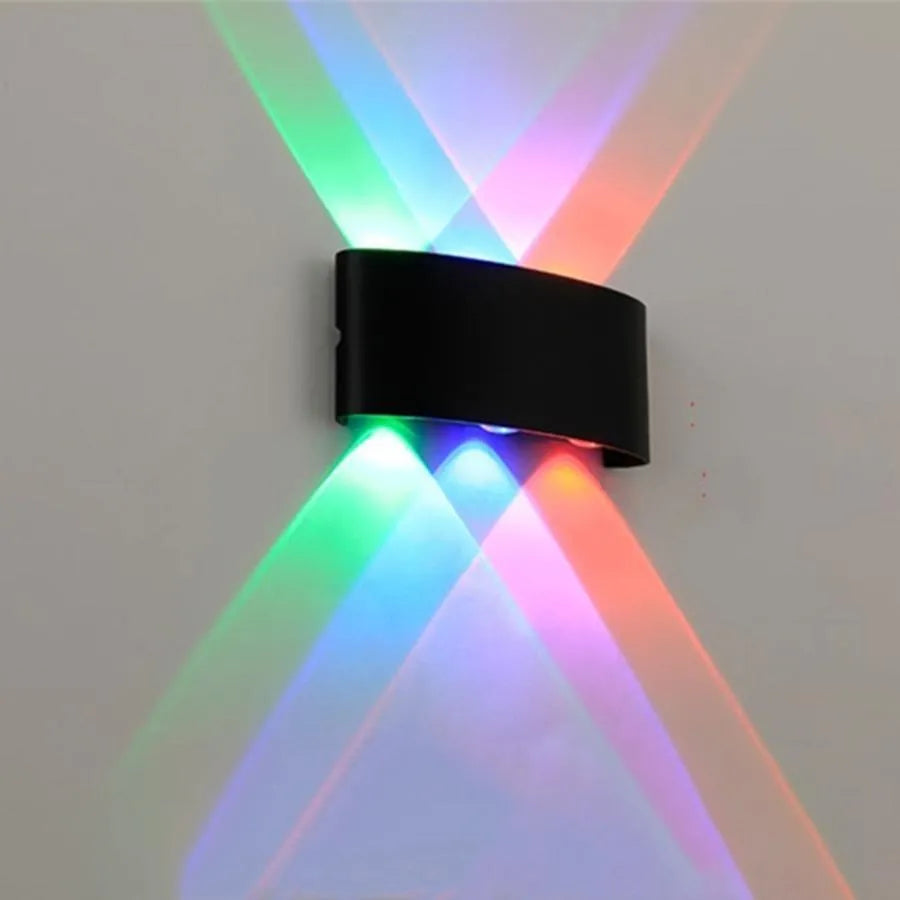 Fantasis прилага LED RGB интериор/екстериор, 6 източника x 1W, IP65, черен, 3000k