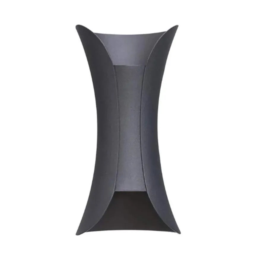 Нанесете екстериор LED HEBA, 10W IP65, метал, черно