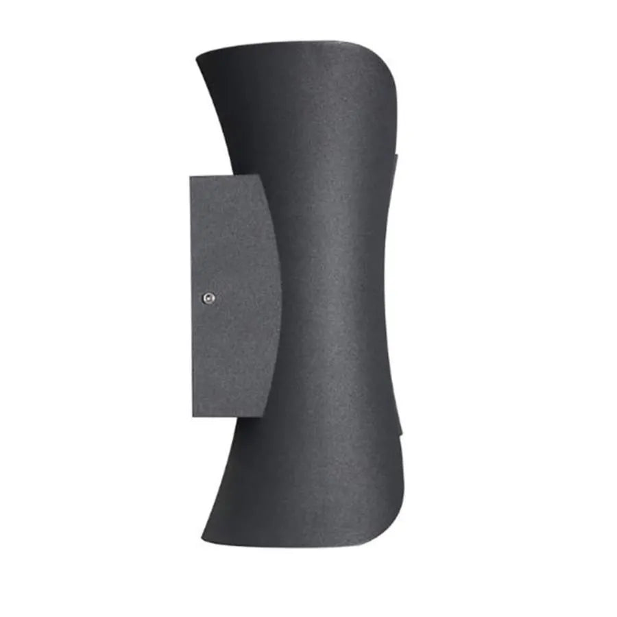 Нанесете екстериор LED HEBA, 10W IP65, метал, черно