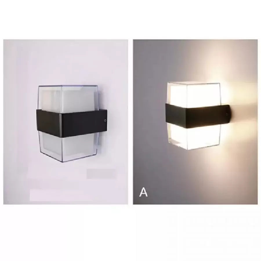 Нанесете екстериор LED Kennedy 12W черно и бяло