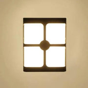 Външна стенна LED лампа Timeea, 18W, черна, 6000K